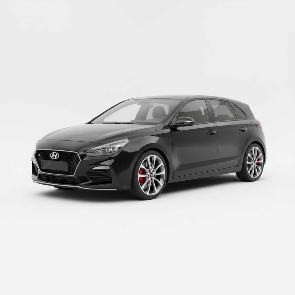 Hyundai i30 N PDE 2018 — widok boczny