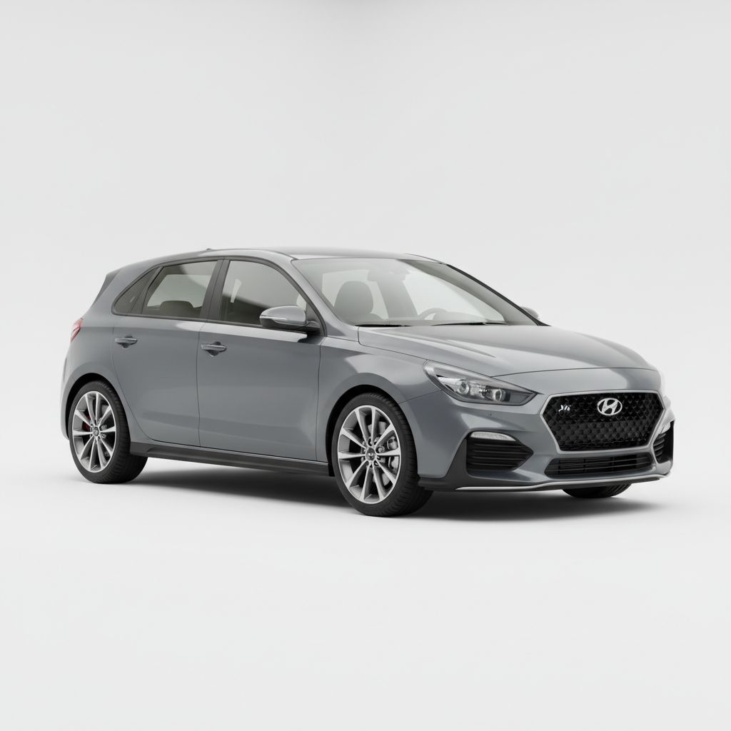 Hyundai i30 N PDE 2018 — widok boczny