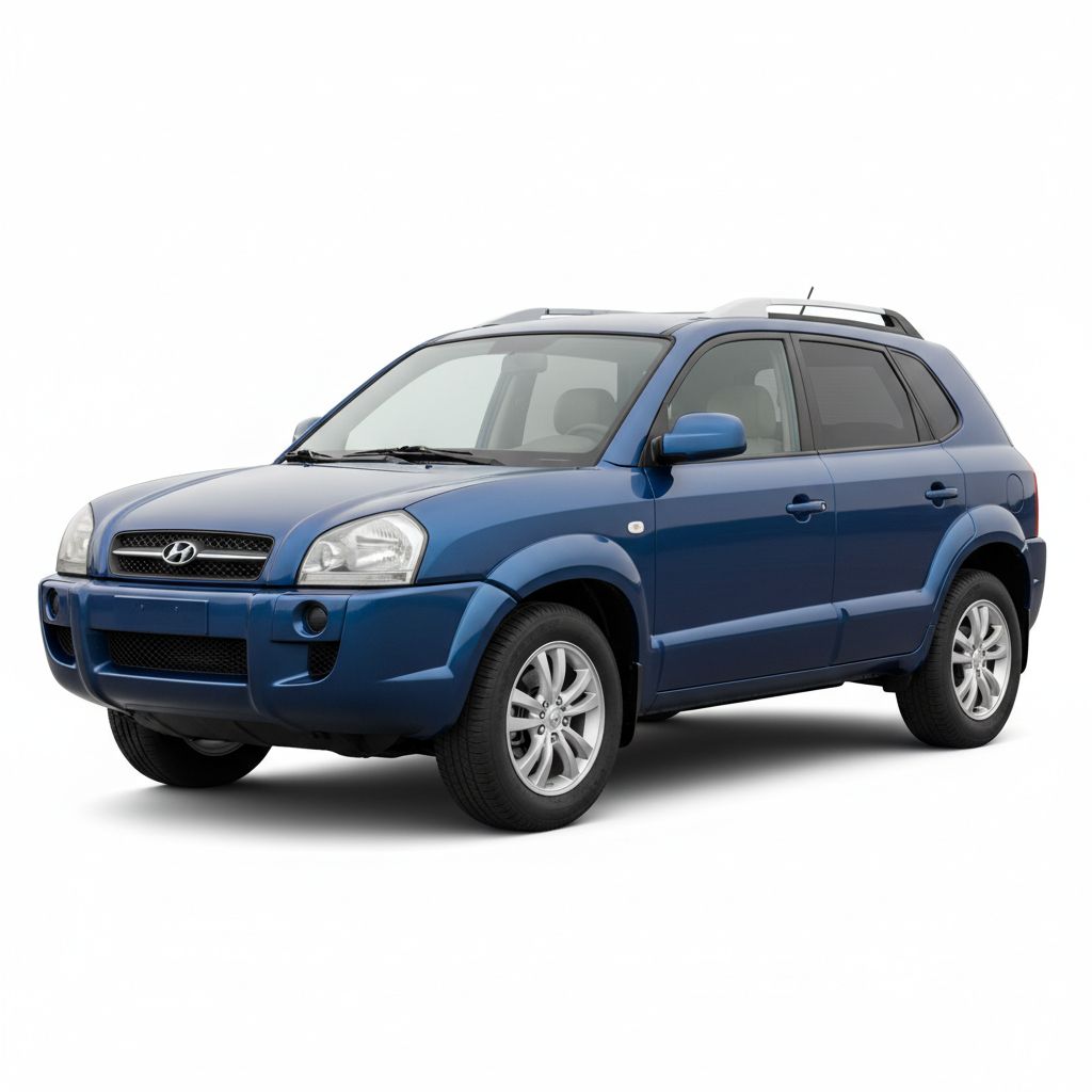 Hyundai Tucson JM 2004 — widok boczny