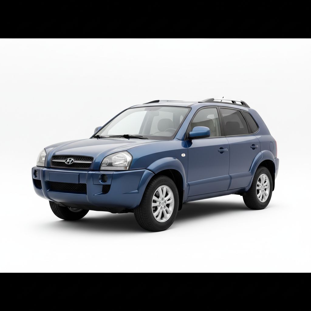 Hyundai Tucson JM 2004 — widok boczny