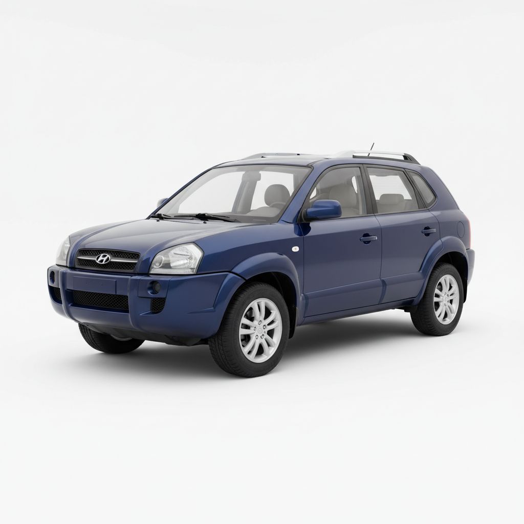 Hyundai Tucson JM 2004 — widok boczny