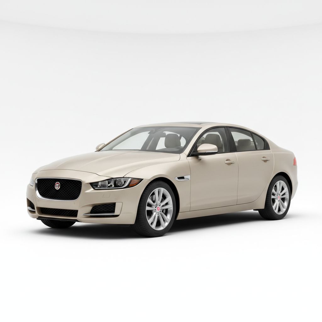 Jaguar XE X760 2015 — widok boczny