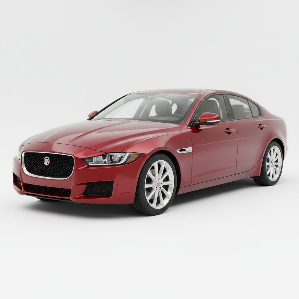 Jaguar XE X760 2015 — widok boczny