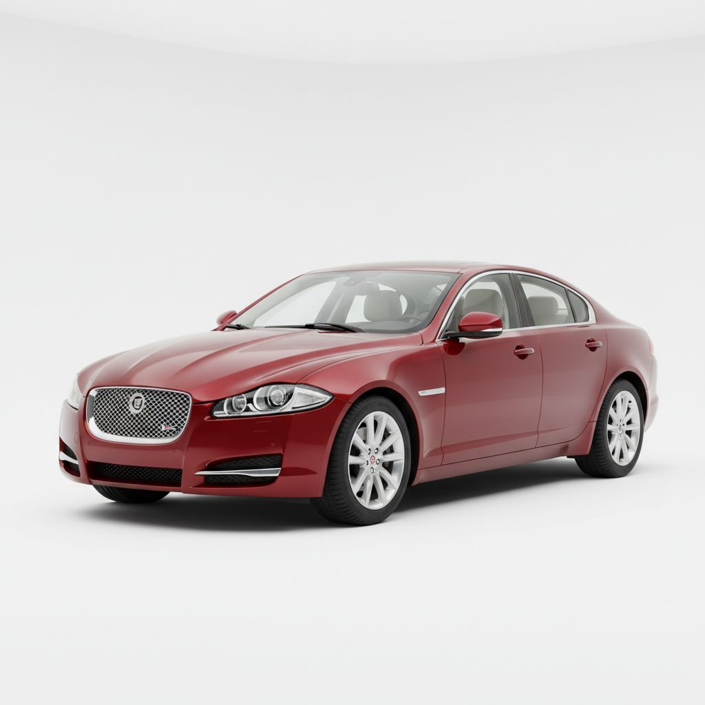 Jaguar XF X250 2008 — widok boczny