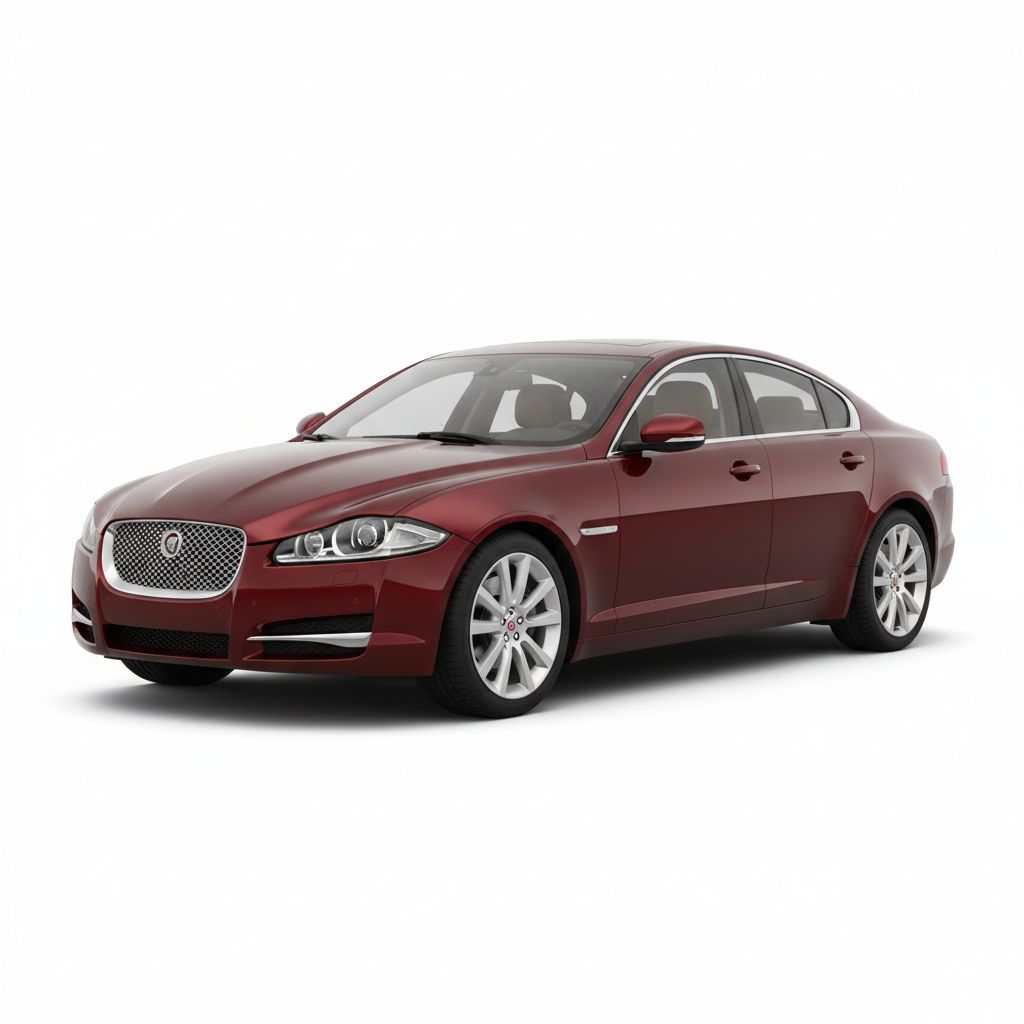 Jaguar XF X250 2008 — widok boczny
