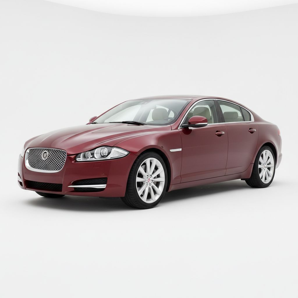 Jaguar XF X250 2012 — widok boczny