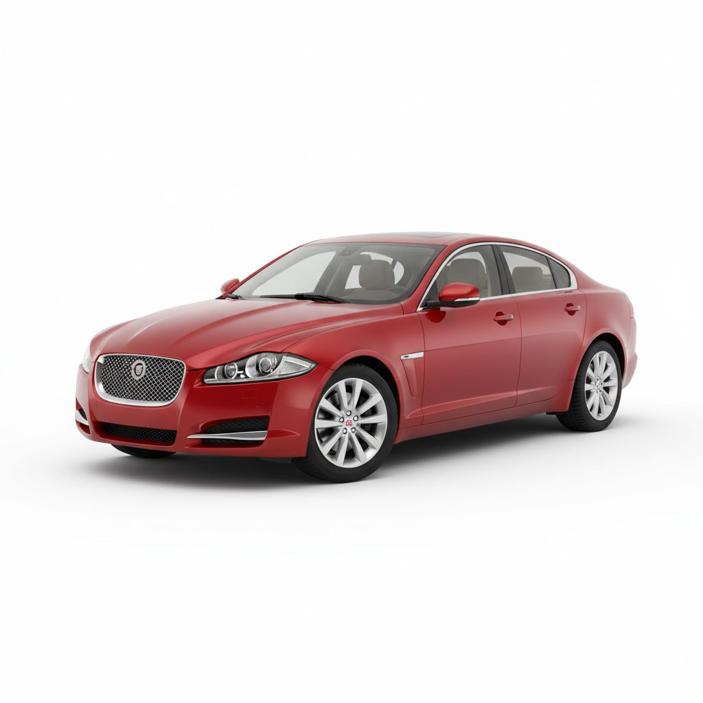 Jaguar XF X250 2008 — widok boczny