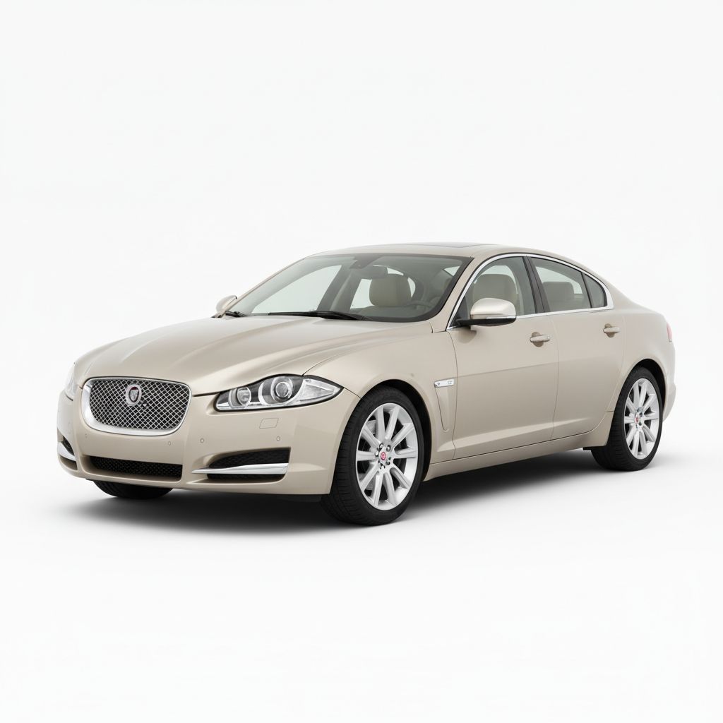Jaguar XF X250 2008 — widok boczny
