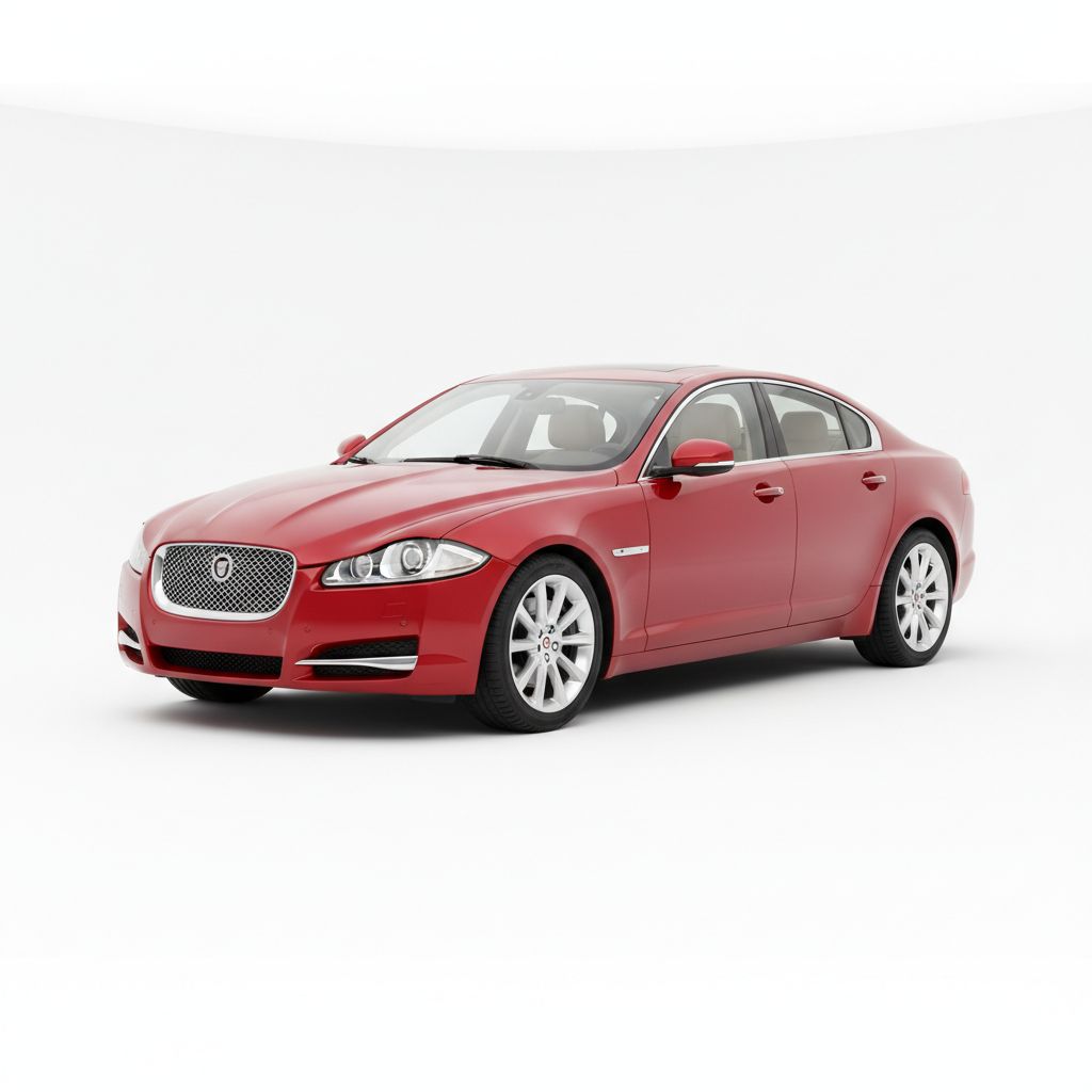 Jaguar XF X250 2008 — widok boczny