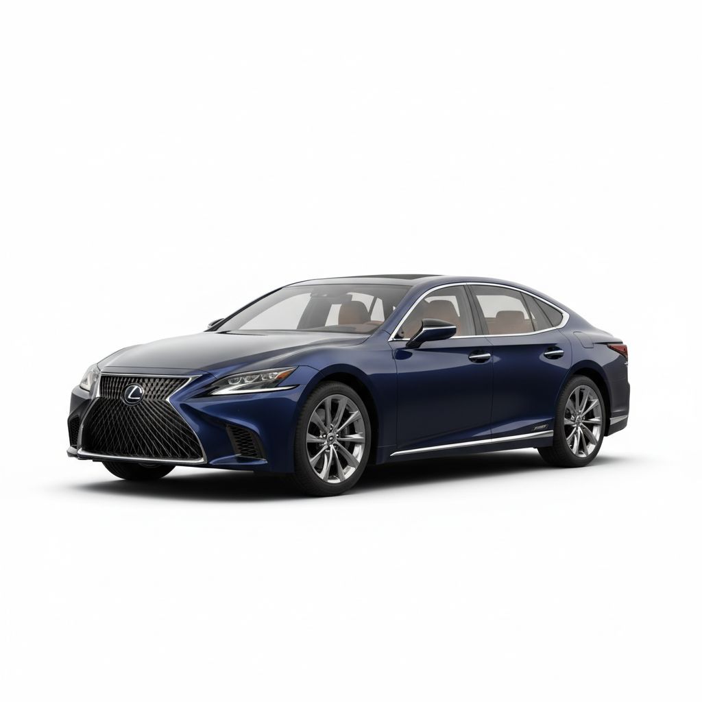 Lexus LS XF50 2018 — widok boczny