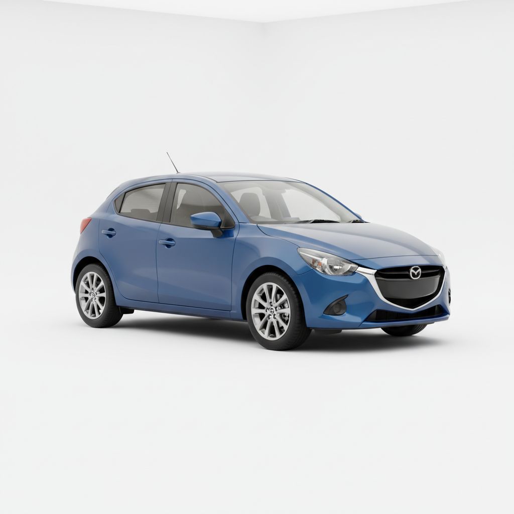 Mazda 2 DJ 2014 — widok boczny