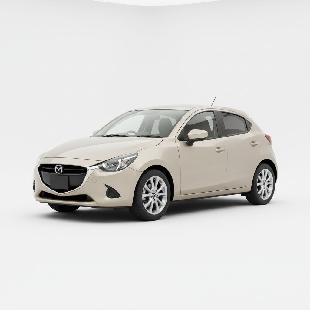 Mazda 2 DJ 2014 — widok boczny