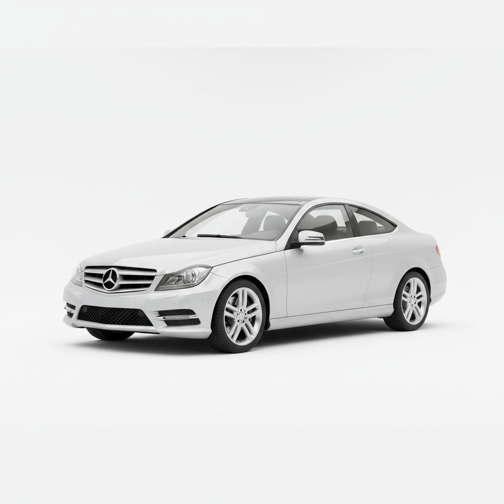 Mercedes-Benz C-Class Coupe C204 2011 — widok boczny