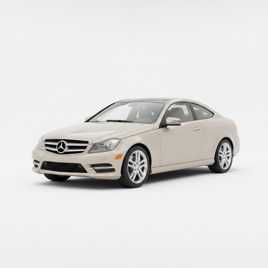 Mercedes-Benz C-Class Coupe C204 2011 — widok boczny