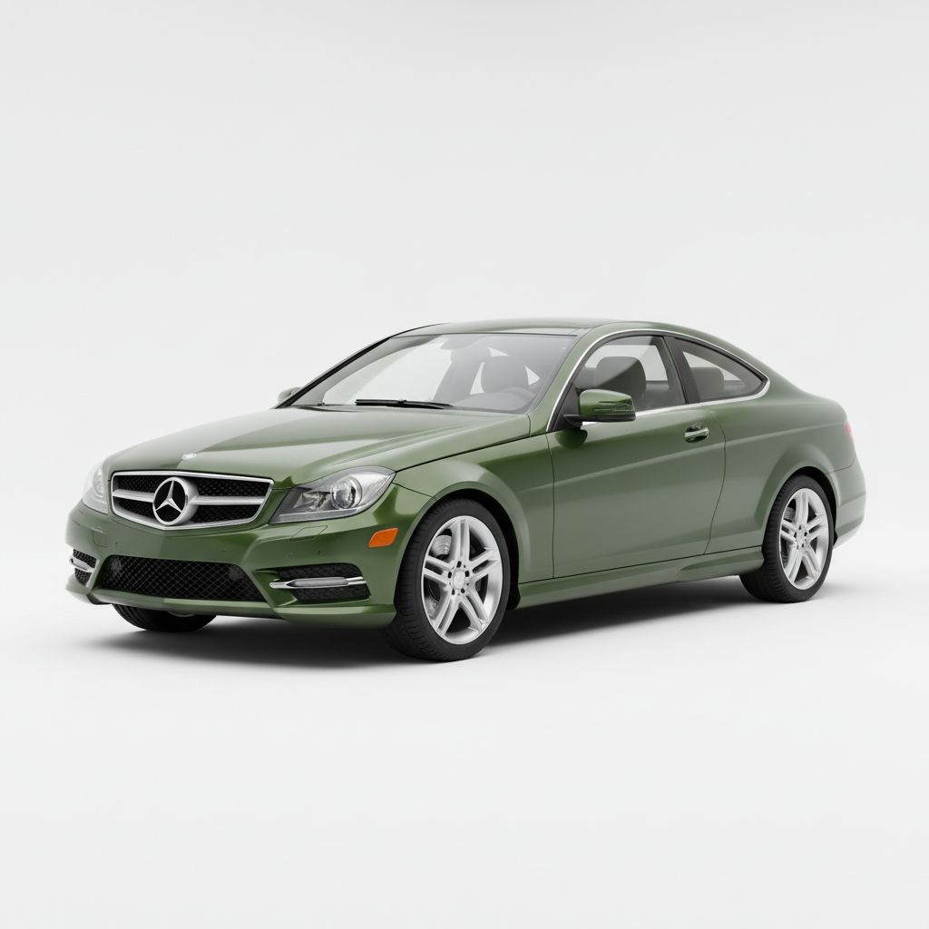 Mercedes-Benz C-Class Coupe C204 2011 — widok boczny