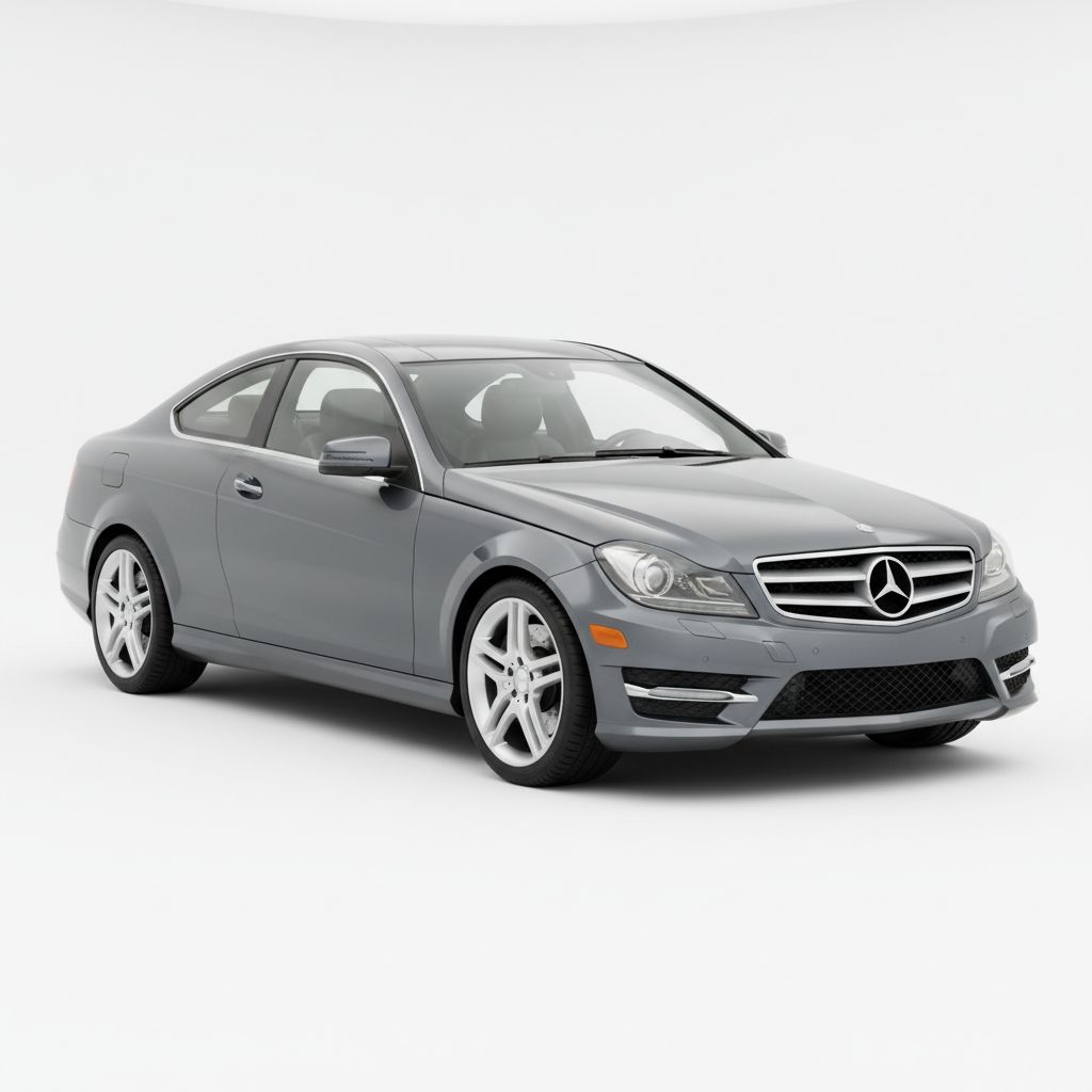 Mercedes-Benz C-Class Coupe C204 2011 — widok boczny