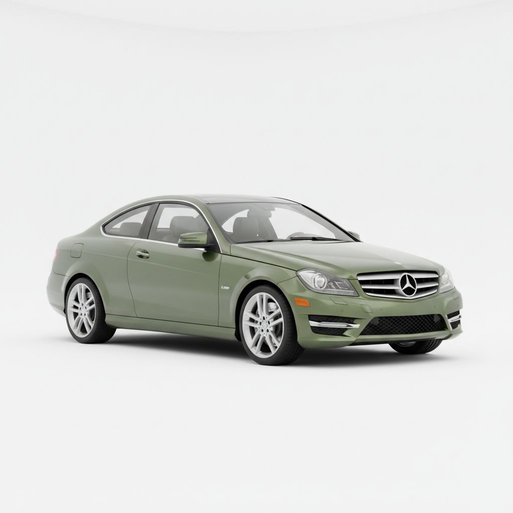 Mercedes-Benz C-Class Coupe C204 2011 — widok boczny