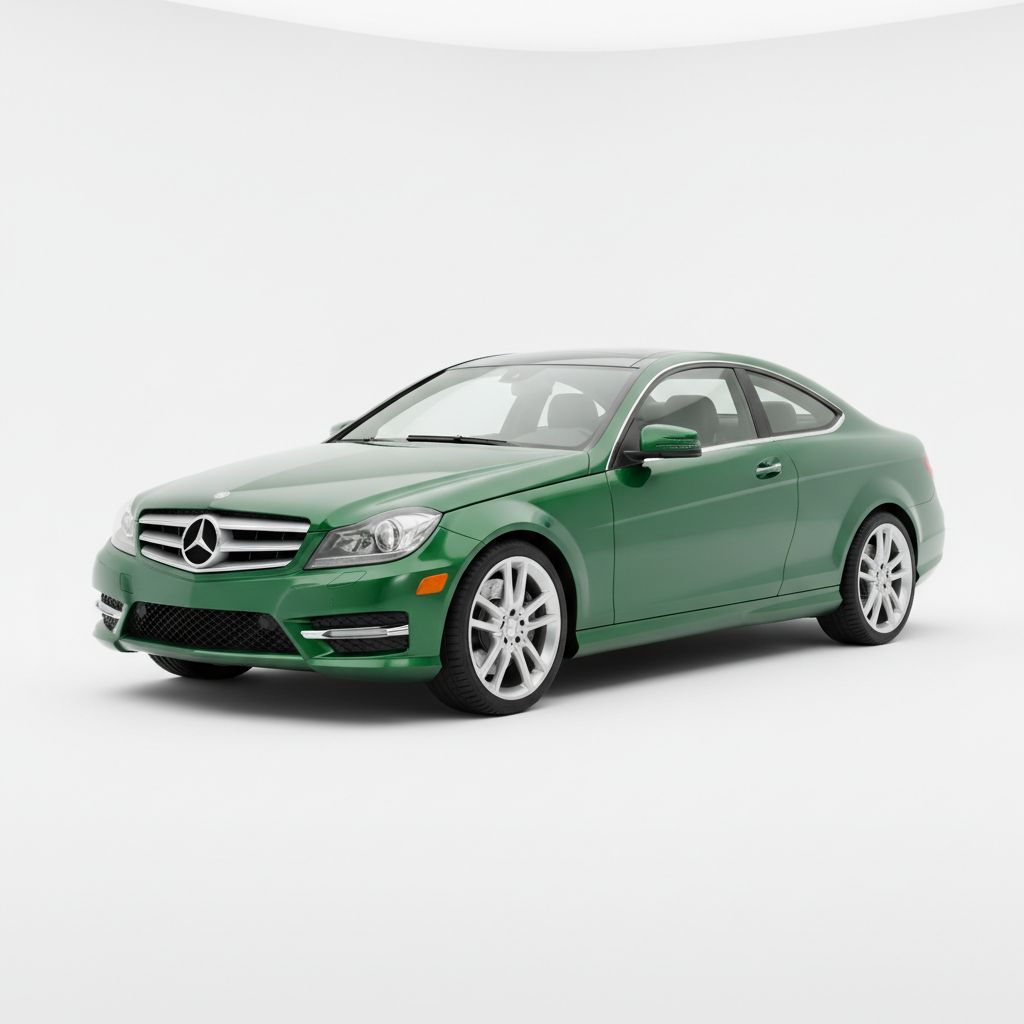 Mercedes-Benz C-Class Coupe C204 2011 — widok boczny