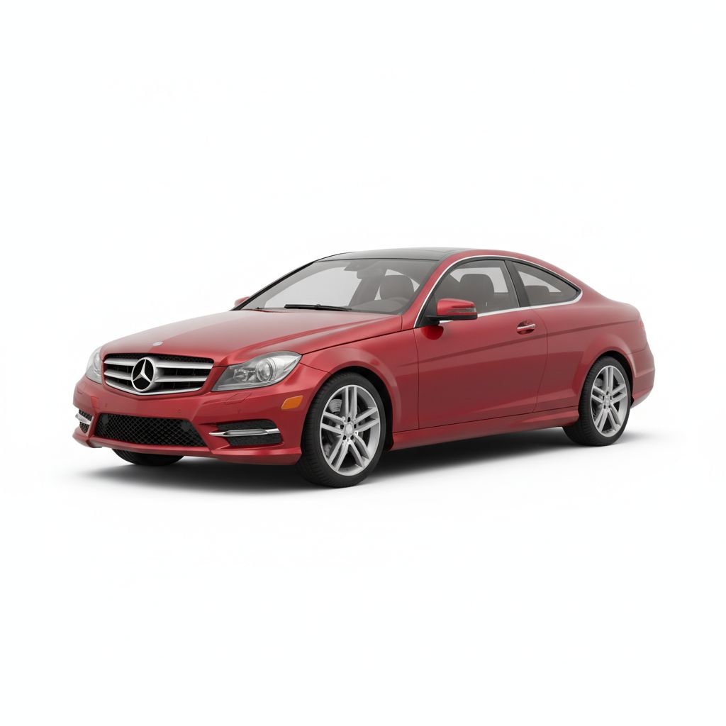 Mercedes-Benz C-Class Coupe C204 2011 — widok boczny