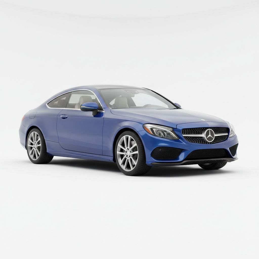 Mercedes-Benz C-Class Coupe C205 2015 — widok boczny