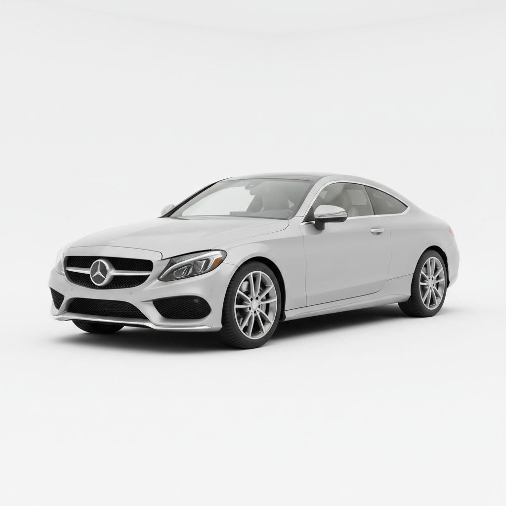 Mercedes-Benz C-Class Coupe C205 2015 — widok boczny