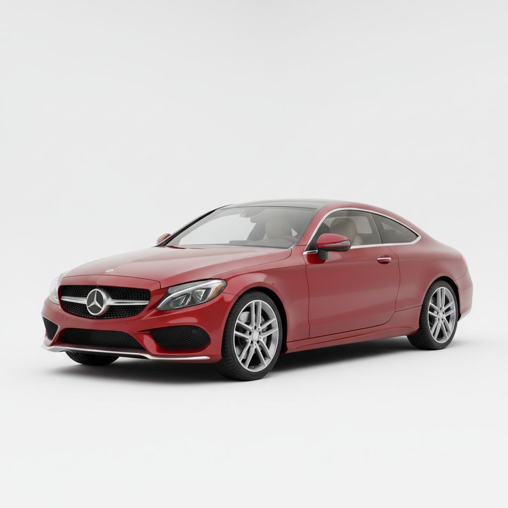 Mercedes-Benz C-Class Coupe C205 2015 — widok boczny