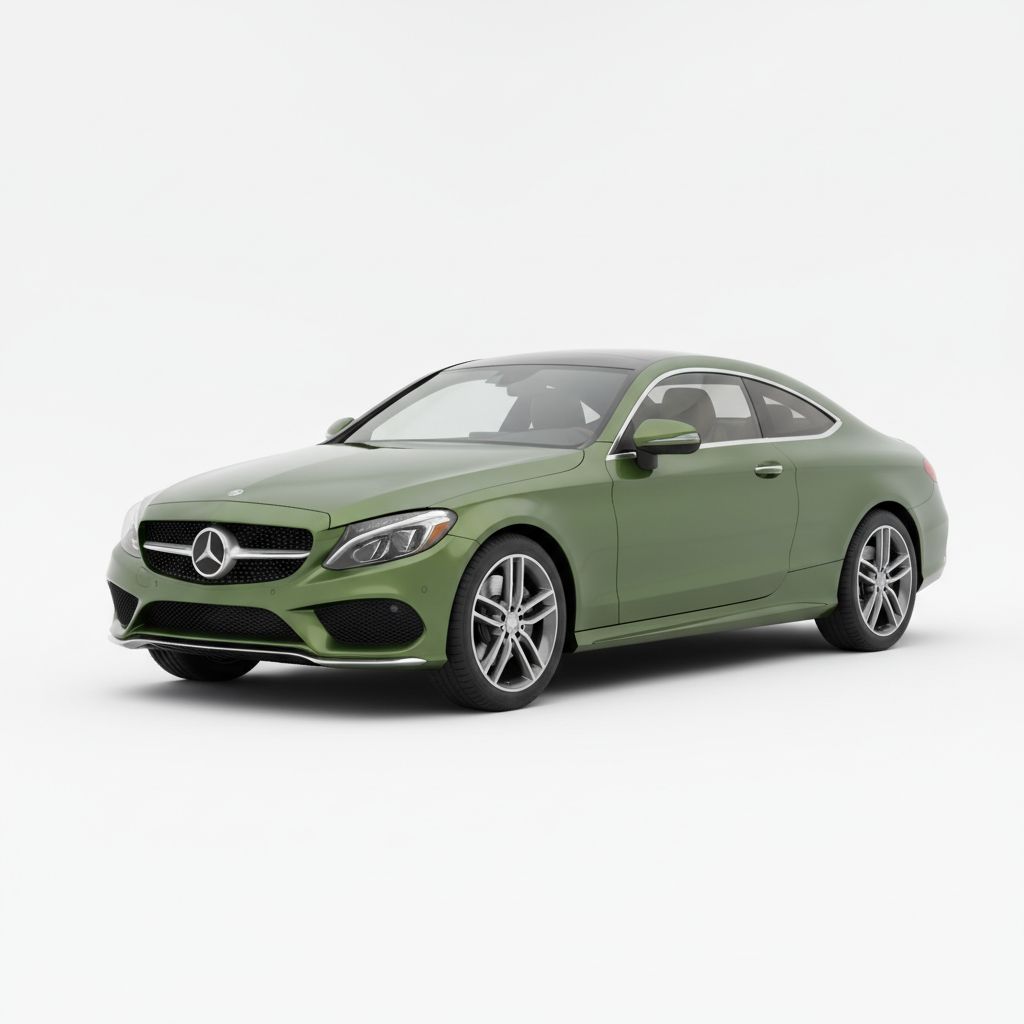 Mercedes-Benz C-Class Coupe C205 2015 — widok boczny