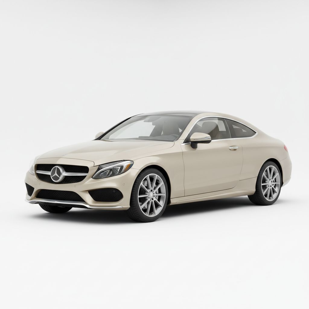 Mercedes-Benz C-Class Coupe C205 2015 — widok boczny
