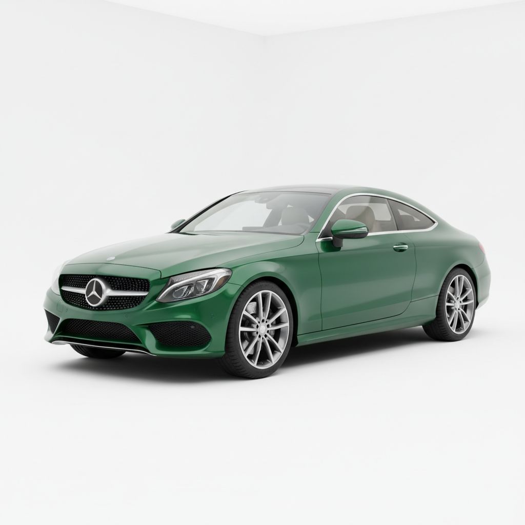 Mercedes-Benz C-Class Coupe C205 2015 — widok boczny