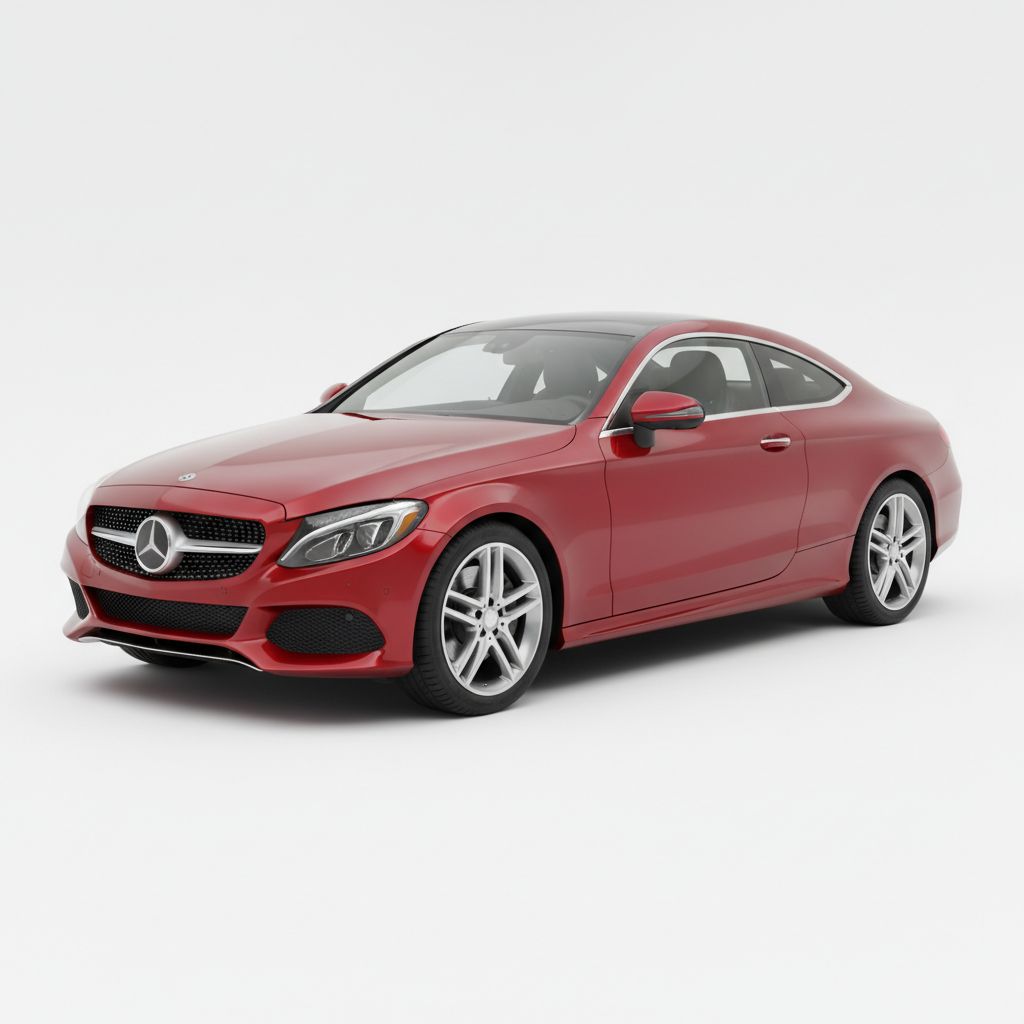 Mercedes-Benz C-Class Coupe C205 2015 — widok boczny