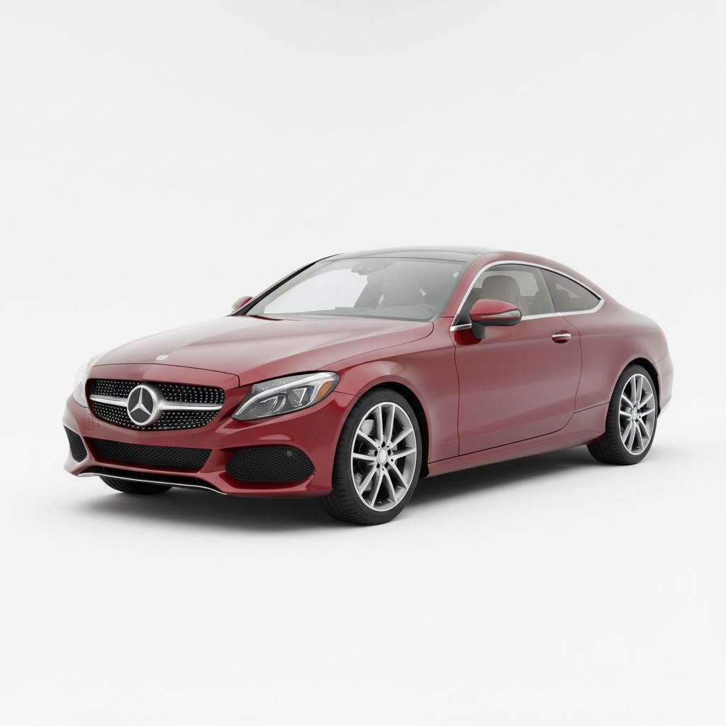 Mercedes-Benz C-Class Coupe C205 2015 — widok boczny