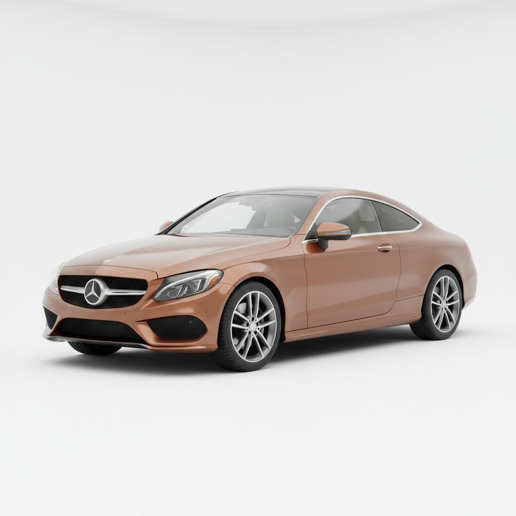 Mercedes-Benz C-Class Coupe C205 2015 — widok boczny