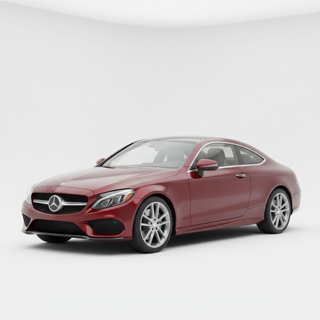 Mercedes-Benz C-Class Coupe C205 2015 — widok boczny