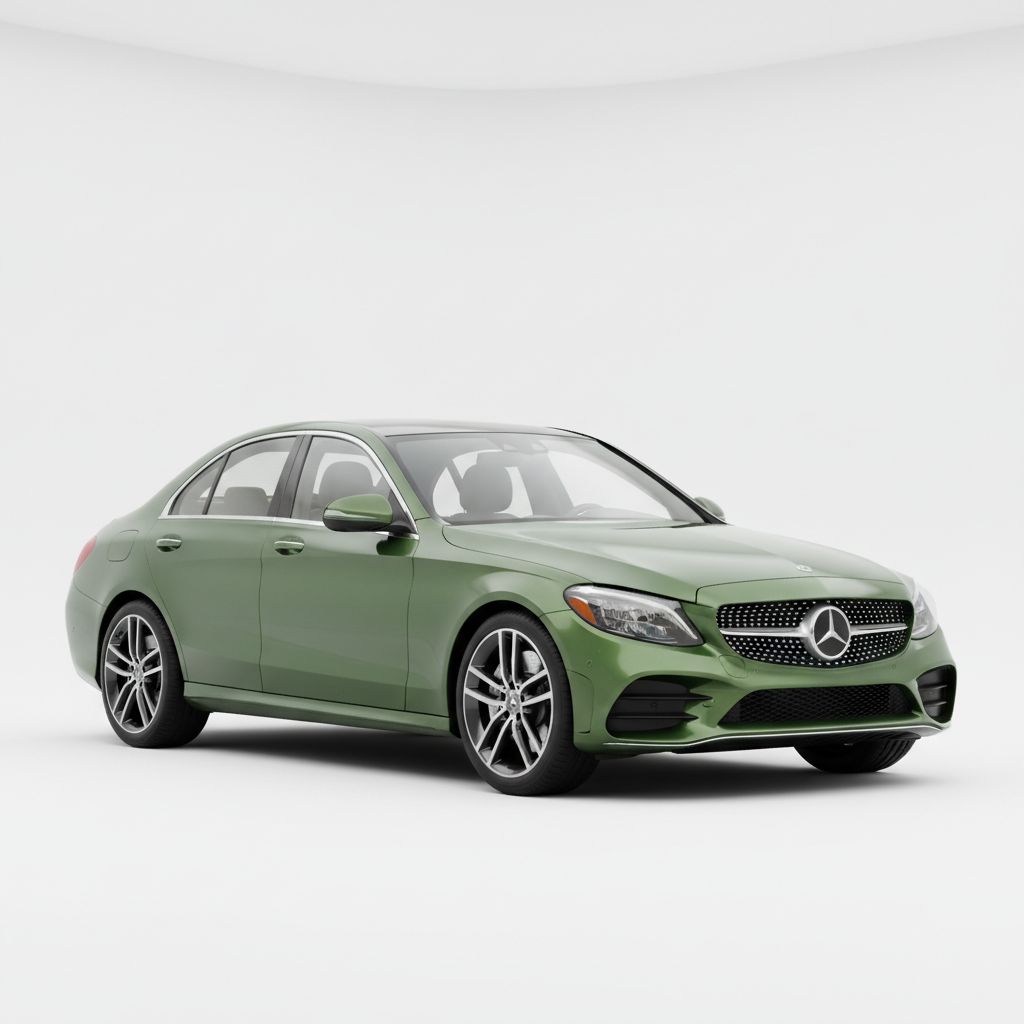 Mercedes-Benz C-Class W206 2021 — widok boczny