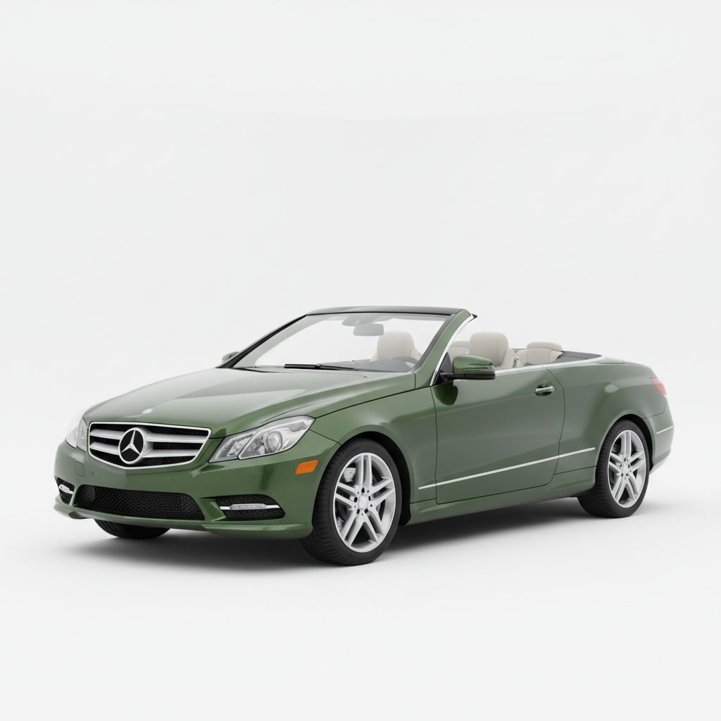 Mercedes-Benz E-Class Cabrio A207 2010 — widok boczny
