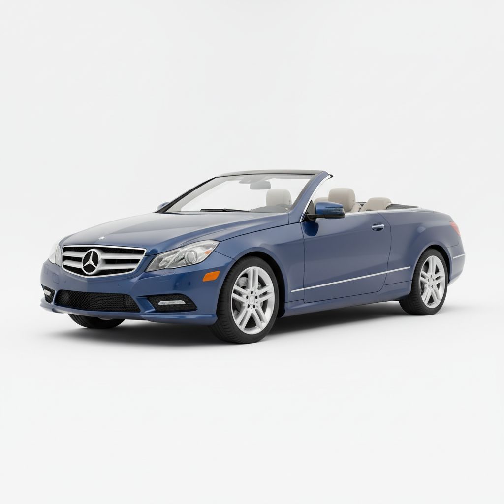 Mercedes-Benz E-Class Cabrio A207 2010 — widok boczny