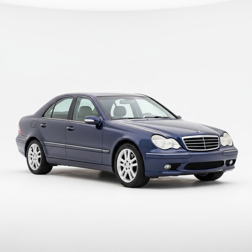 Mercedes-Benz Klasa C W203 2004 — widok boczny