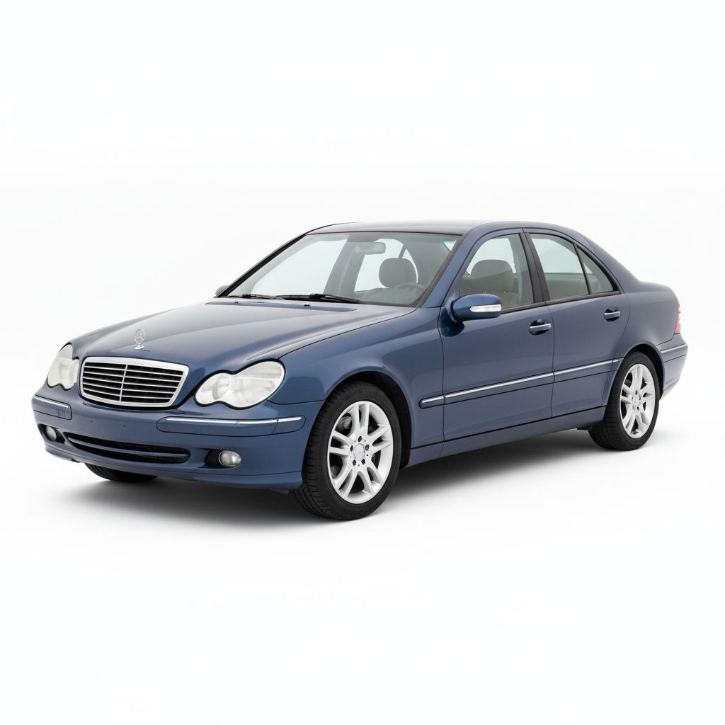 Mercedes-Benz Klasa C W203 2004 — widok boczny