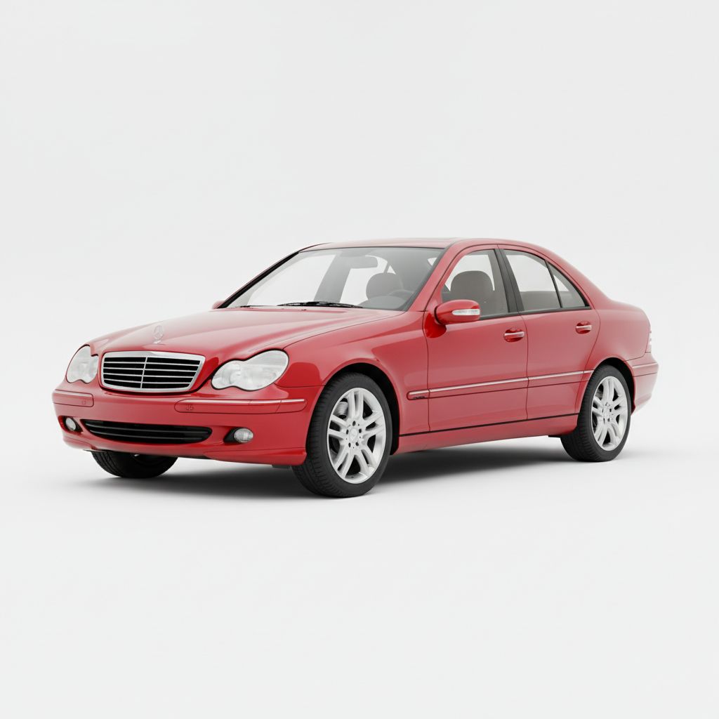 Mercedes-Benz Klasa C W203 2004 — widok boczny