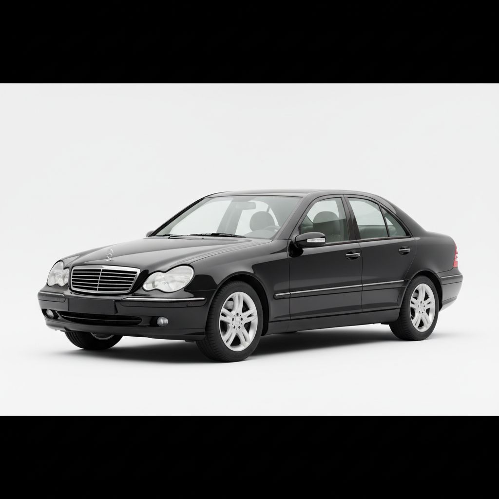 Mercedes-Benz Klasa C W203 2004 — widok boczny