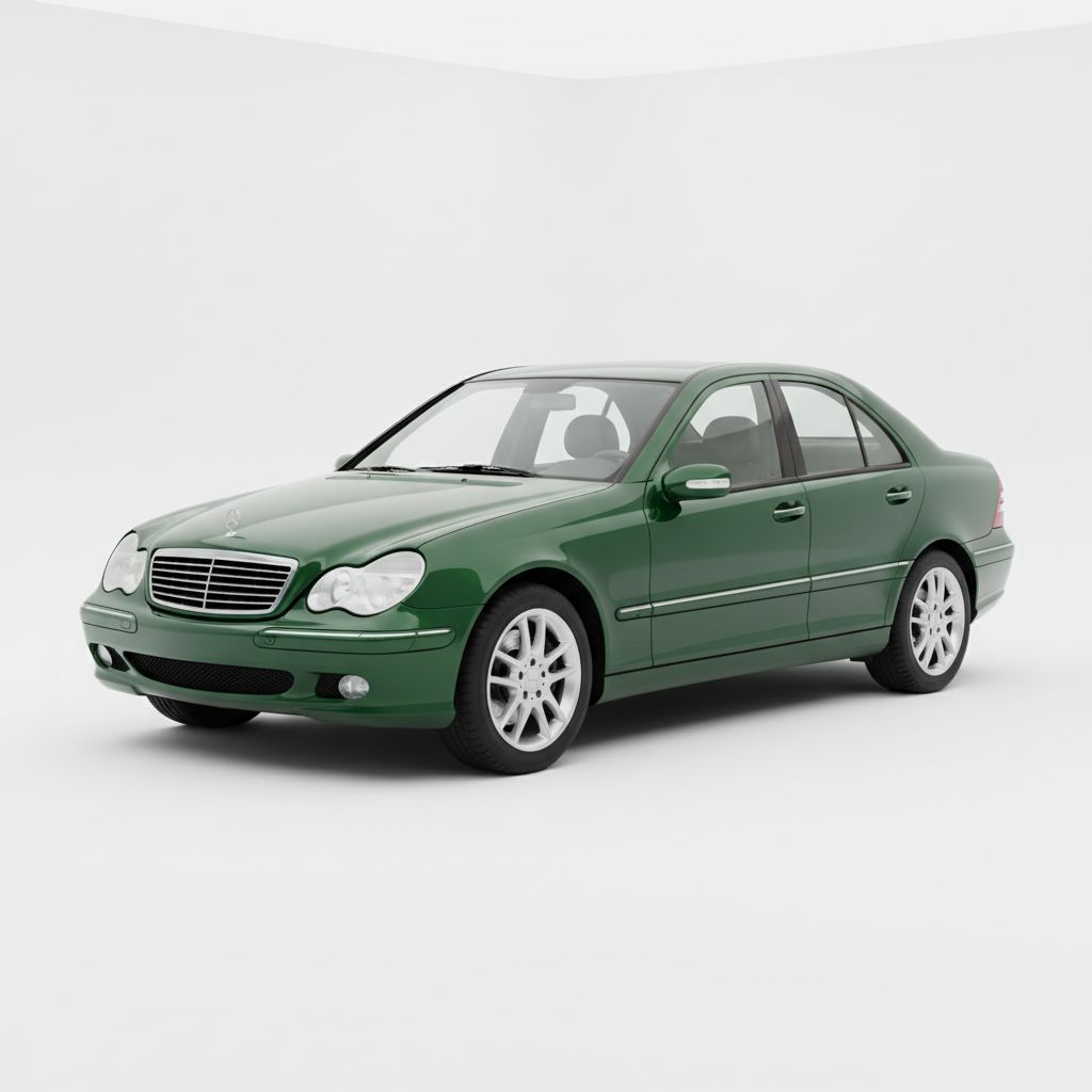 Mercedes-Benz Klasa C W203 2004 — widok boczny
