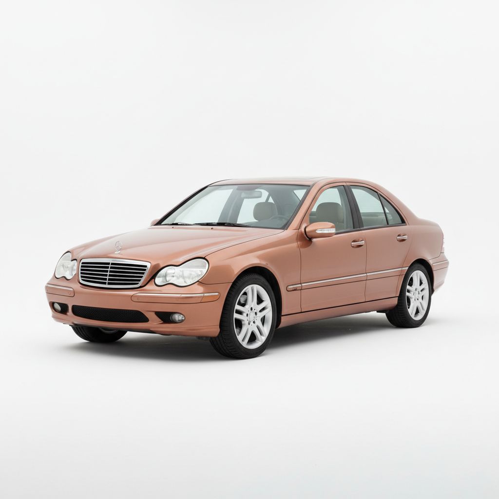 Mercedes-Benz Klasa C W203 2005 — widok boczny