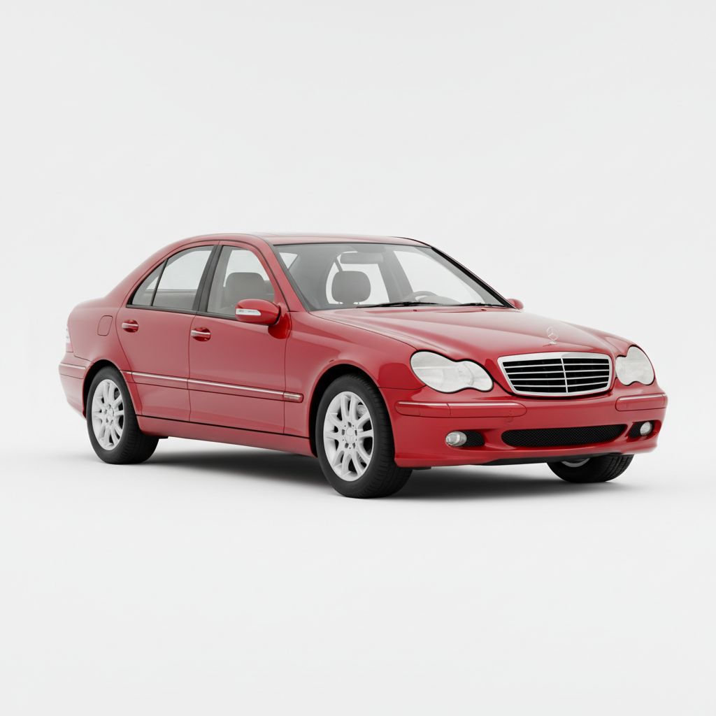 Mercedes-Benz Klasa C W203 2000 — widok boczny
