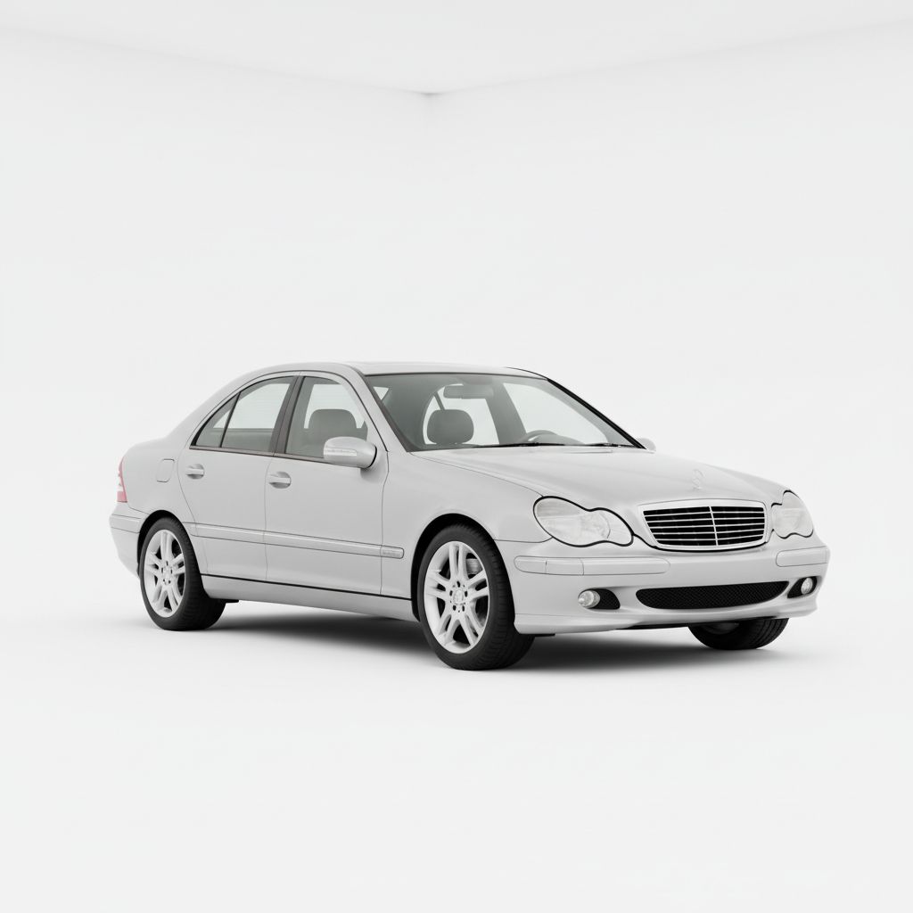 Mercedes-Benz Klasa C W203 2000 — widok boczny