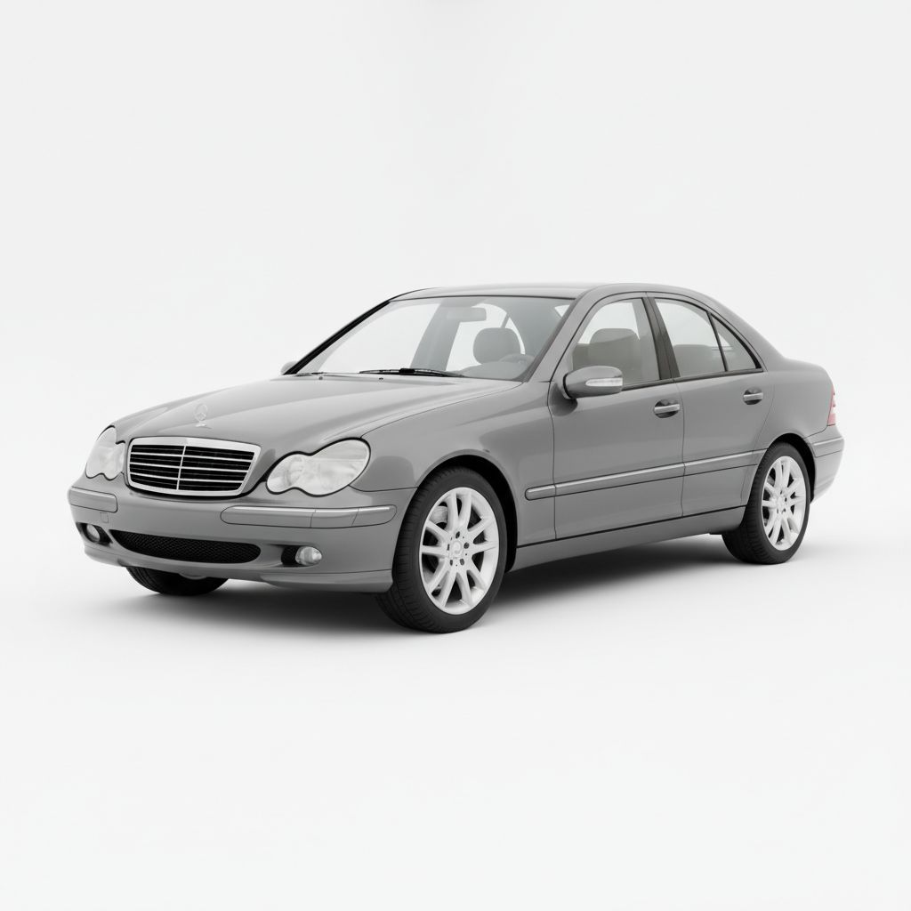 Mercedes-Benz Klasa C W203 2004 — widok boczny
