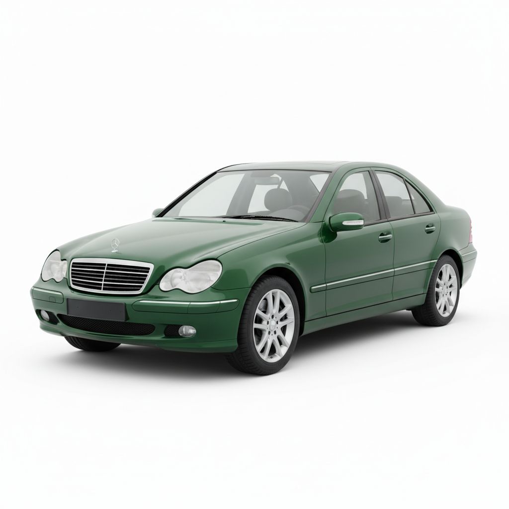 Mercedes-Benz Klasa C W203 2004 — widok boczny