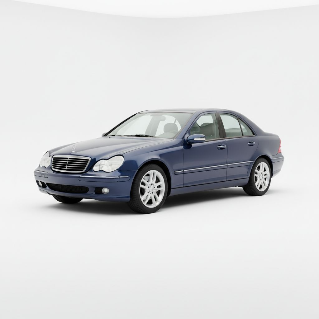 Mercedes-Benz Klasa C W203 2000 — widok boczny