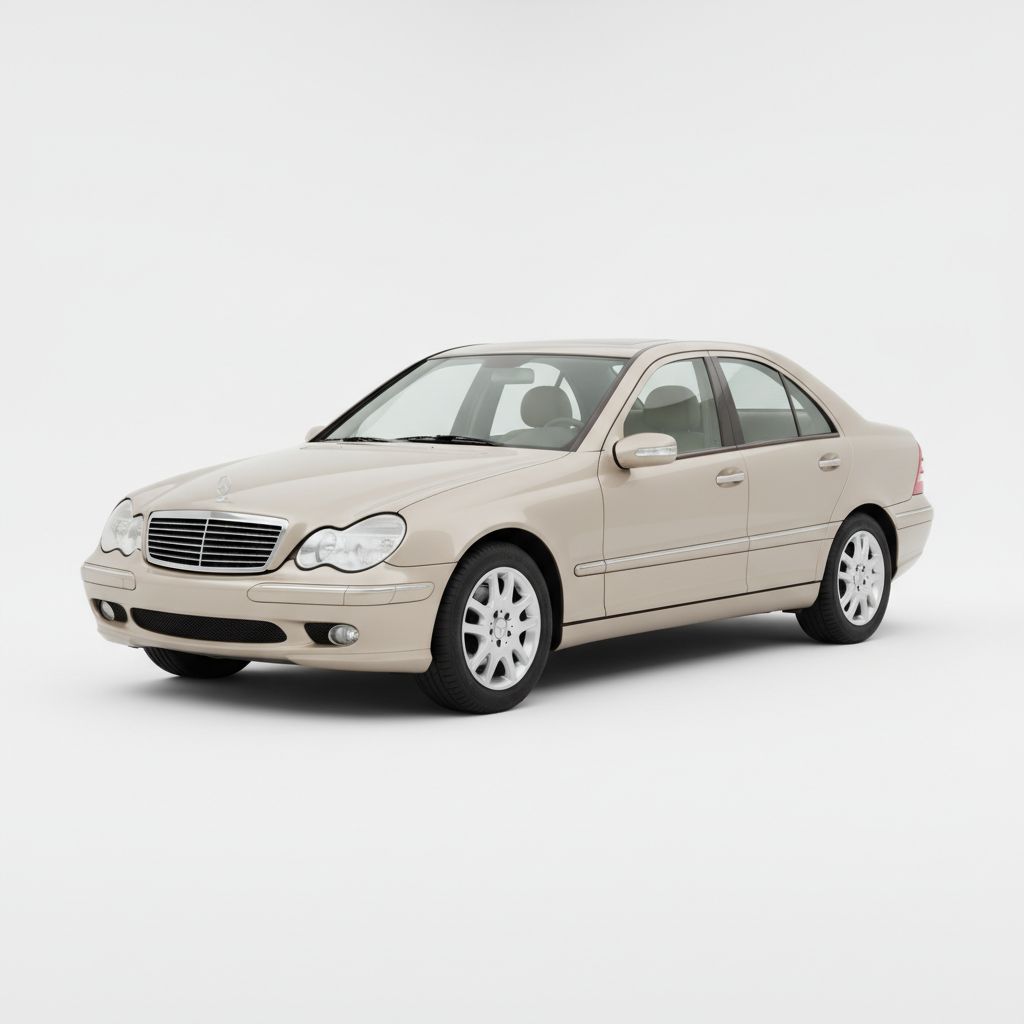 Mercedes-Benz Klasa C W203 2005 — widok boczny