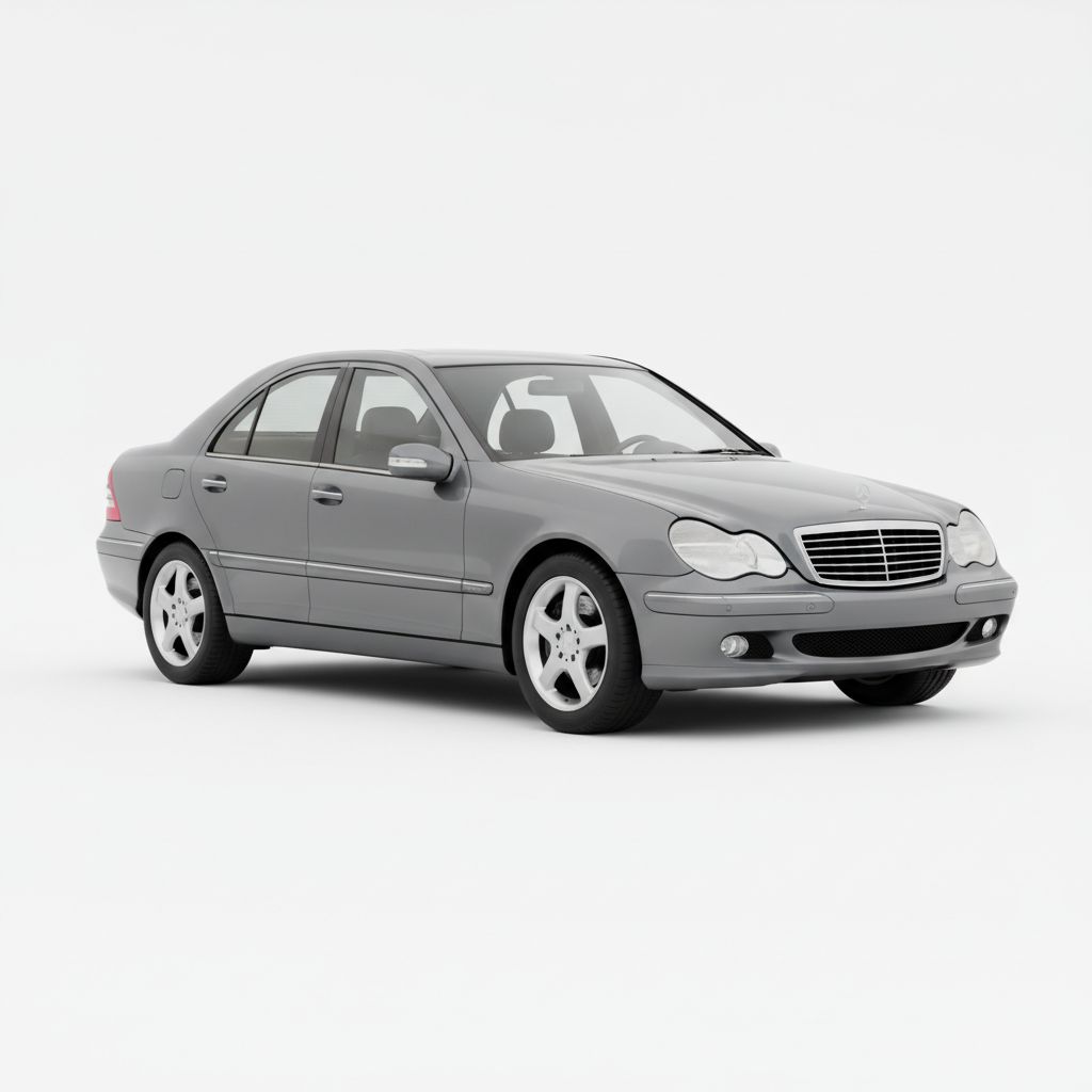Mercedes-Benz Klasa C W203 2004 — widok boczny