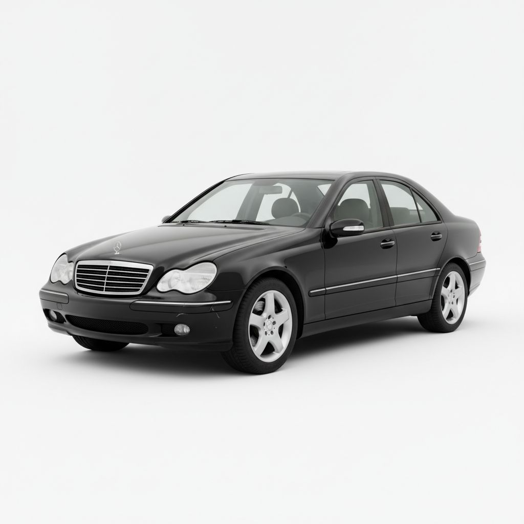 Mercedes-Benz Klasa C W203 2000 — widok boczny